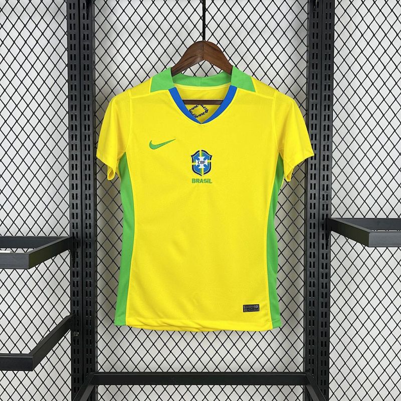 Brazil 2025 26 Home Womens Jersey Fotbollstroja