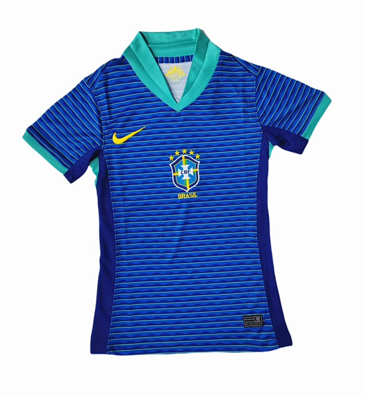 Brazil 2024 25 Away Womens Jersey Fotbollstroja