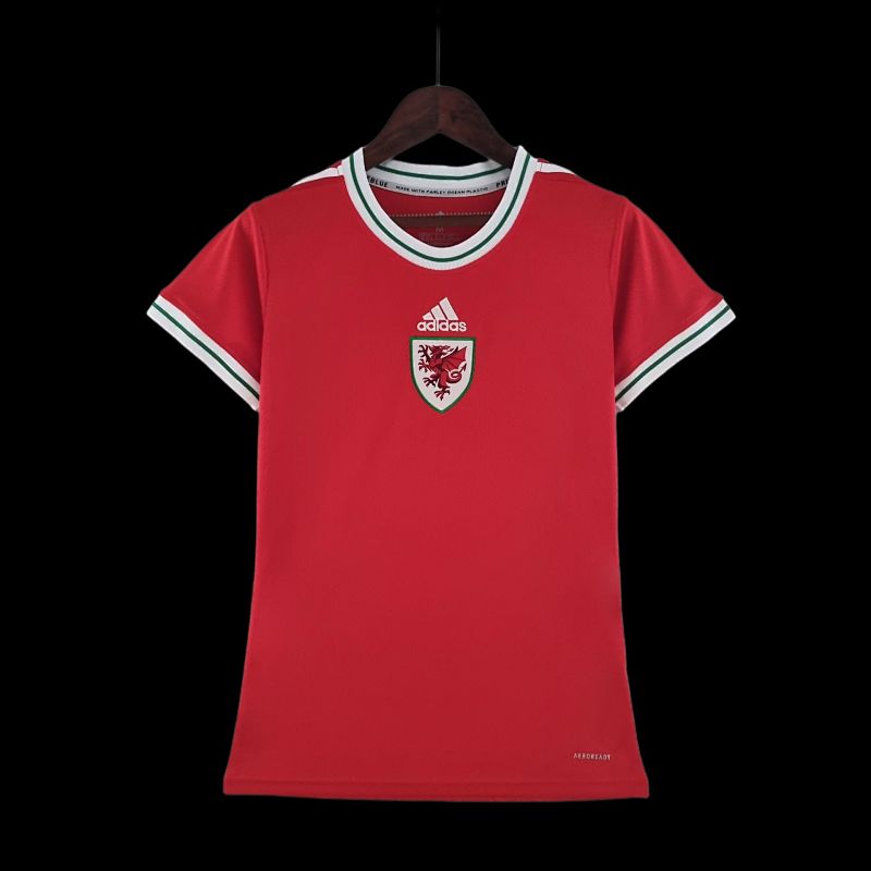 2022 Women Wales Red Fotbollstroja