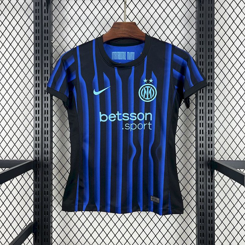 Inter Milan 2025 26 Home Womens Jersey Fotbollstroja