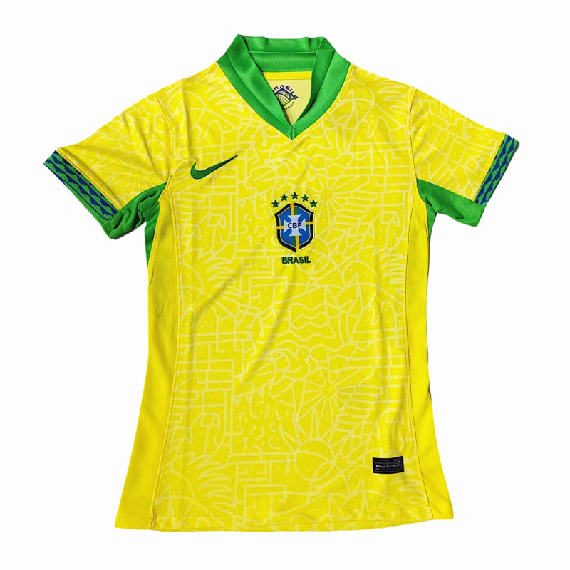 Brazil 2024 25 Home Womens Jersey Fotbollstroja