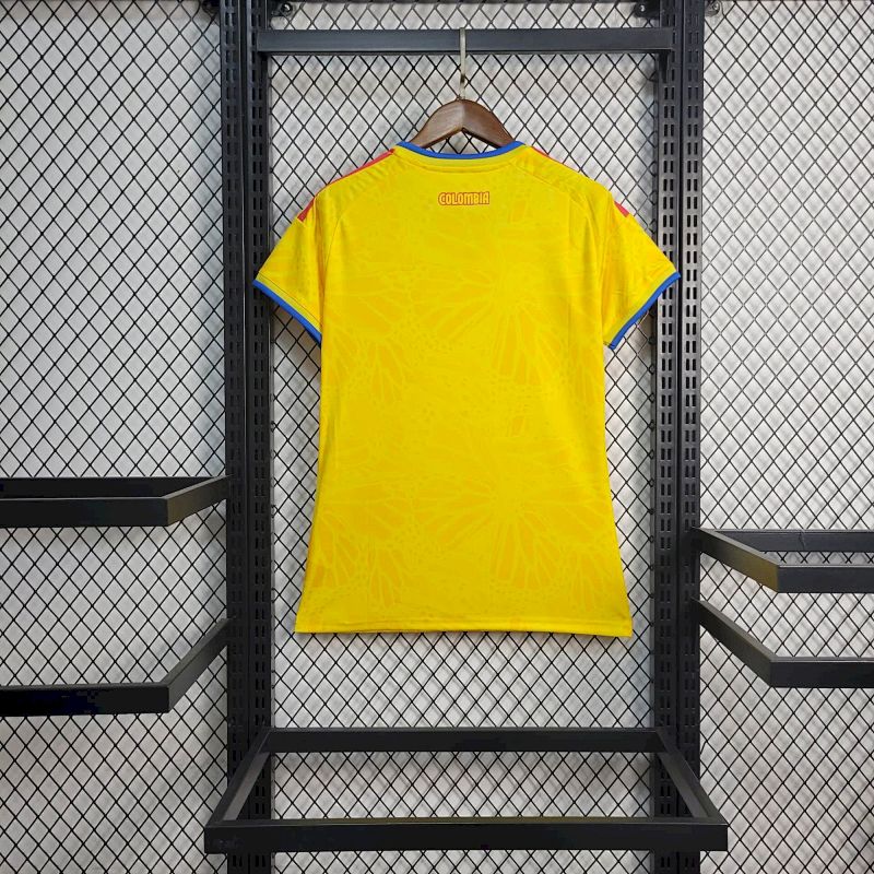 Womens Colombia 2026 World Cup Home Jersey Fotbollstroja