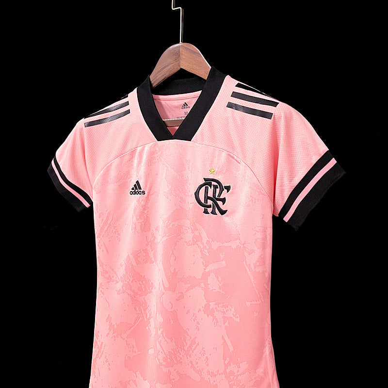 20-21 Cr Flamengo Shirt October Pink Woman'S Fotbollstroja