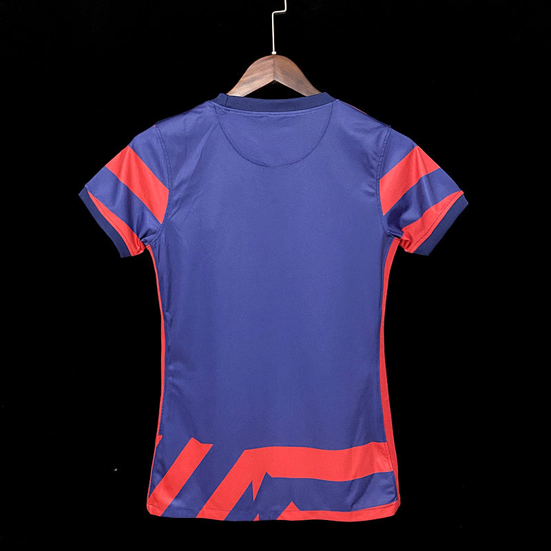 21 22 American Red Woman Fotbollstroja