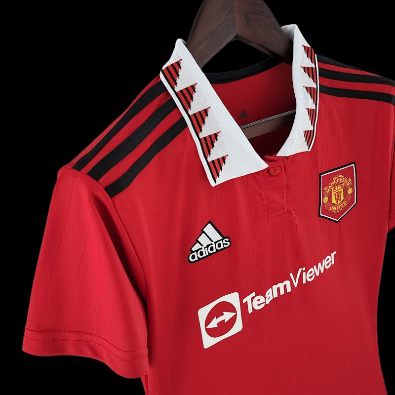 22 23 Women M-U Home Fotbollstroja