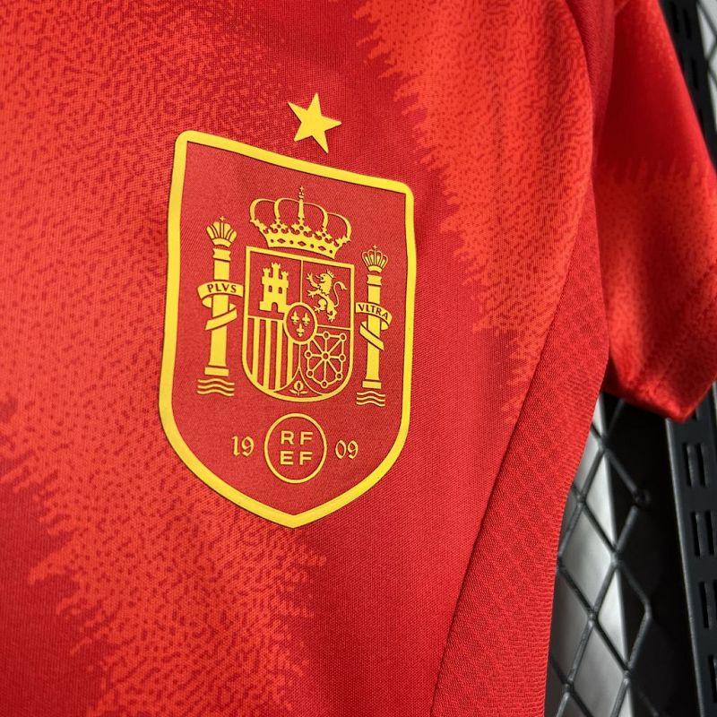 Spain 2024 25 Euro Home Womens Jersey Fotbollstroja