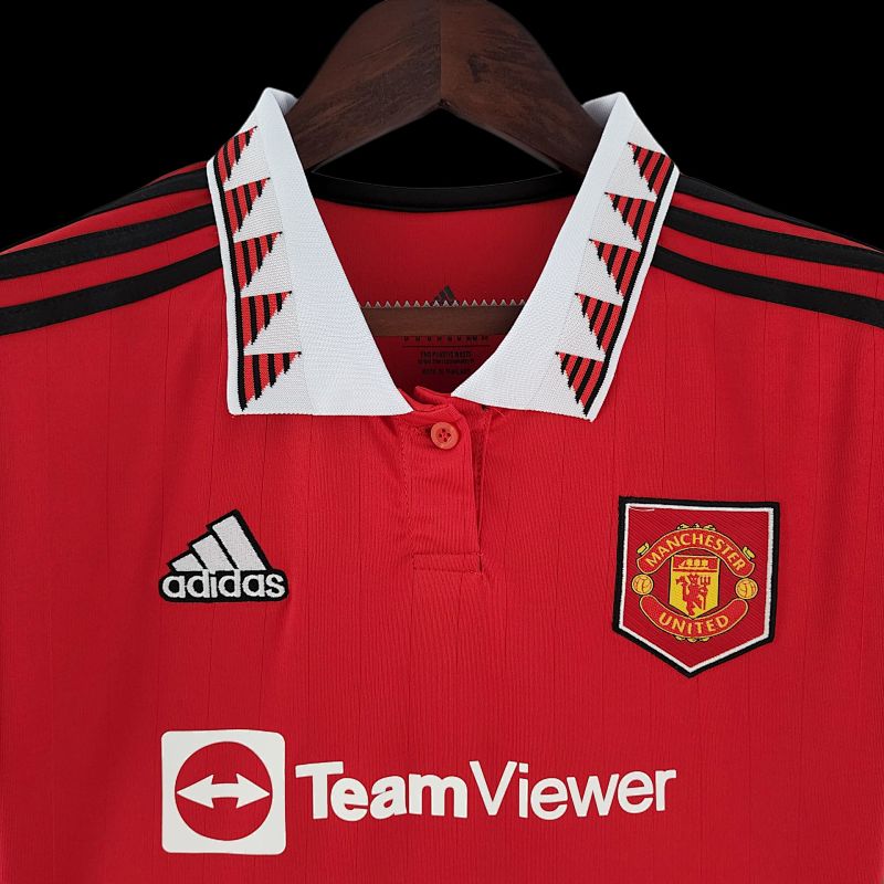 22 23 Women M-U Home Fotbollstroja