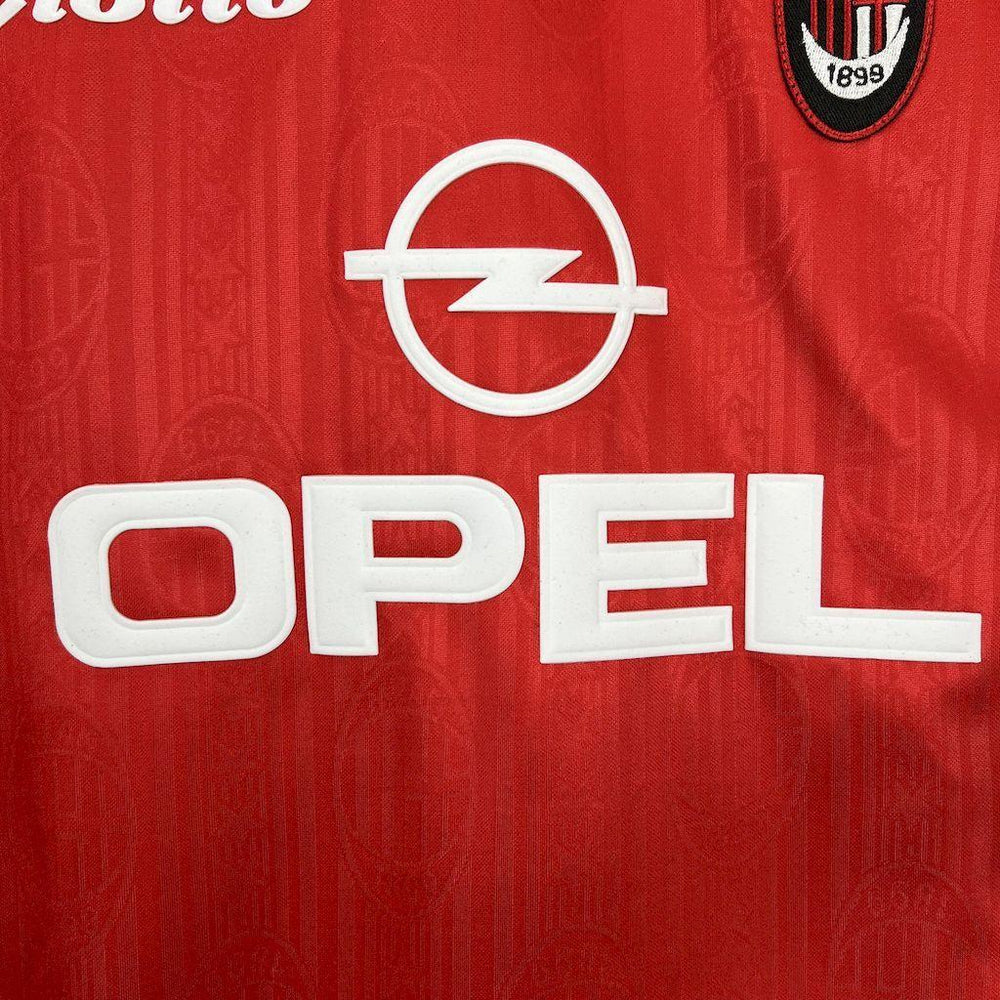 AC Milan 1998-99 Away Red Retro Jersey