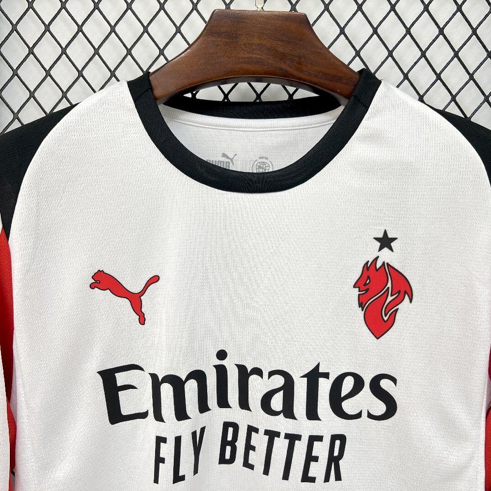 Mens AC Milan 2025-26 Away Long Sleeve Jersey
