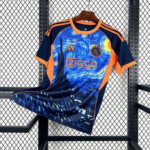Mens Ajax x Van Gogh 2025-26 The Starry Night Edition Jersey