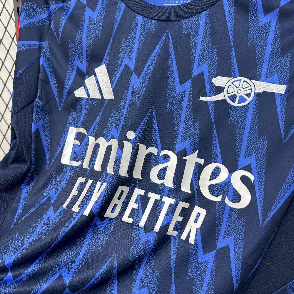 Mens Arsenal 2025-26 Away Long Sleeve Jersey