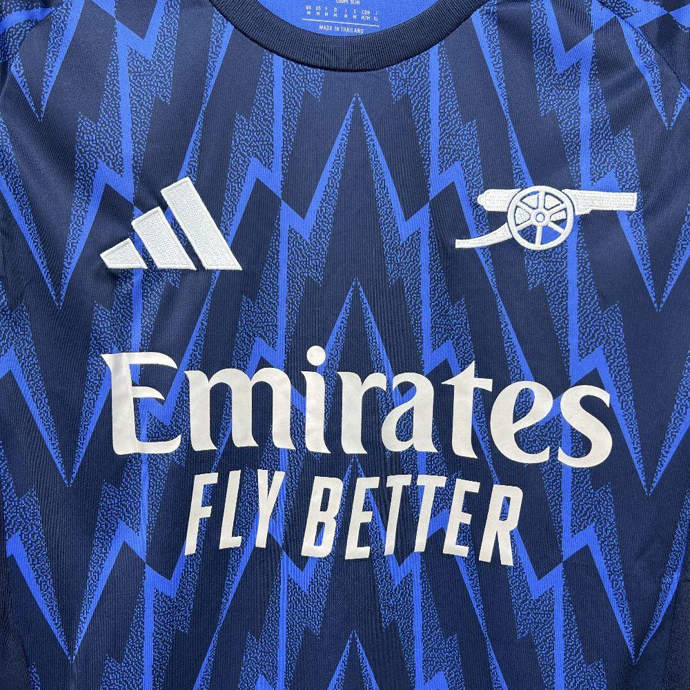 Mens Arsenal 2025-26 Away Long Sleeve Jersey