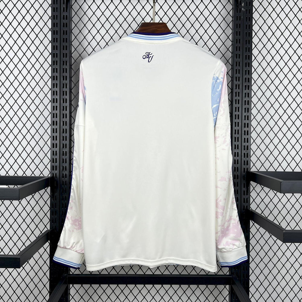 Mens Aston Villa 2025-26 Third Long Sleeve Jersey