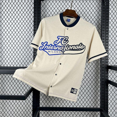 Mens Inter Milan 2025-26 Baseball Jersey