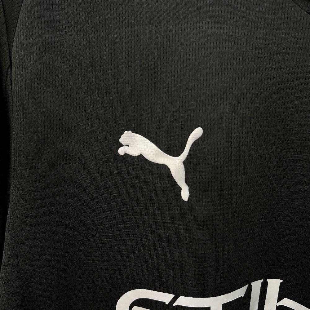 Mens Manchester City 2025-26 Away Long Sleeve Jersey