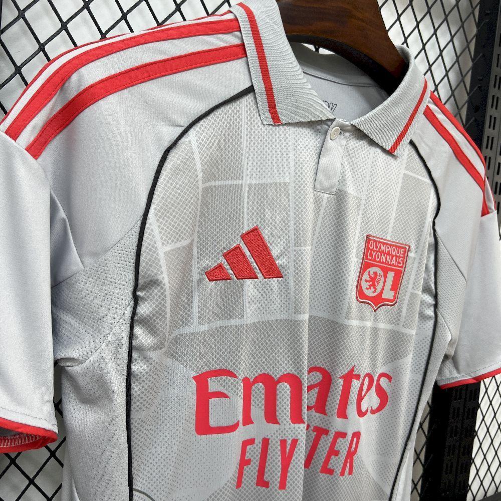 Mens Olympique Lyonnais 2025-26 Third Jersey