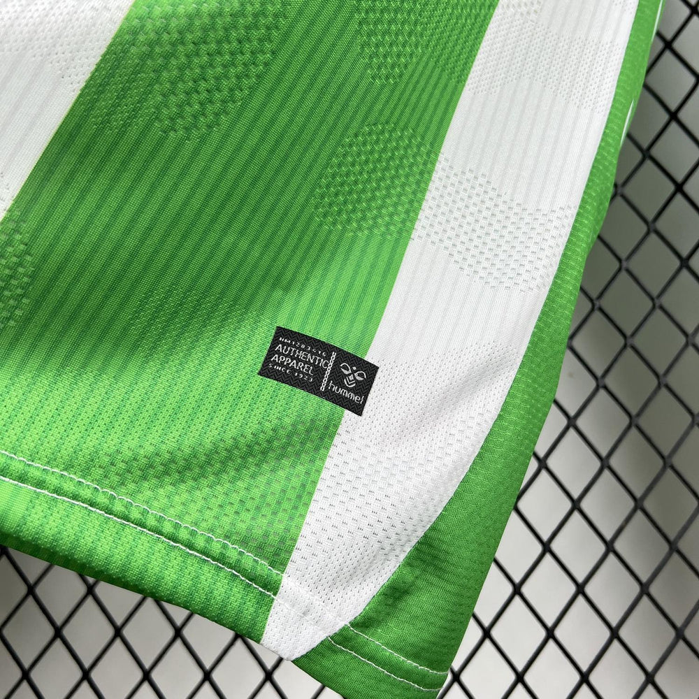 Mens Real Betis 2025-26 Home Long Sleeve Jersey