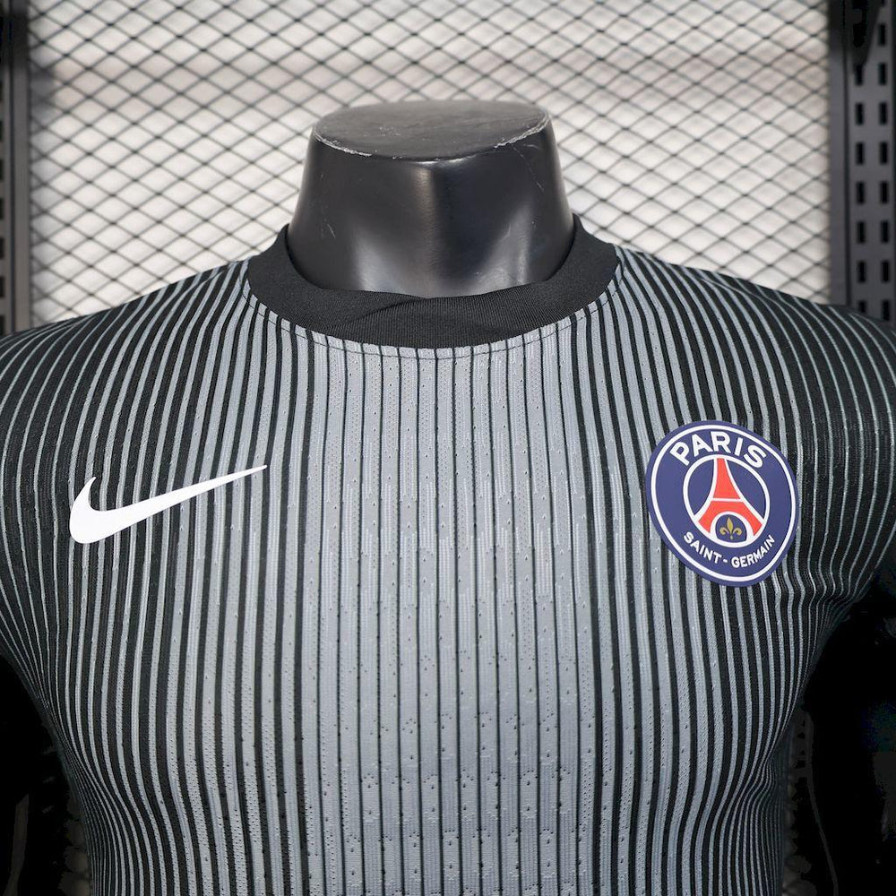 Paris Saint-Germain 2024-25 Black goalkeeper uniform Jersey Player Version
