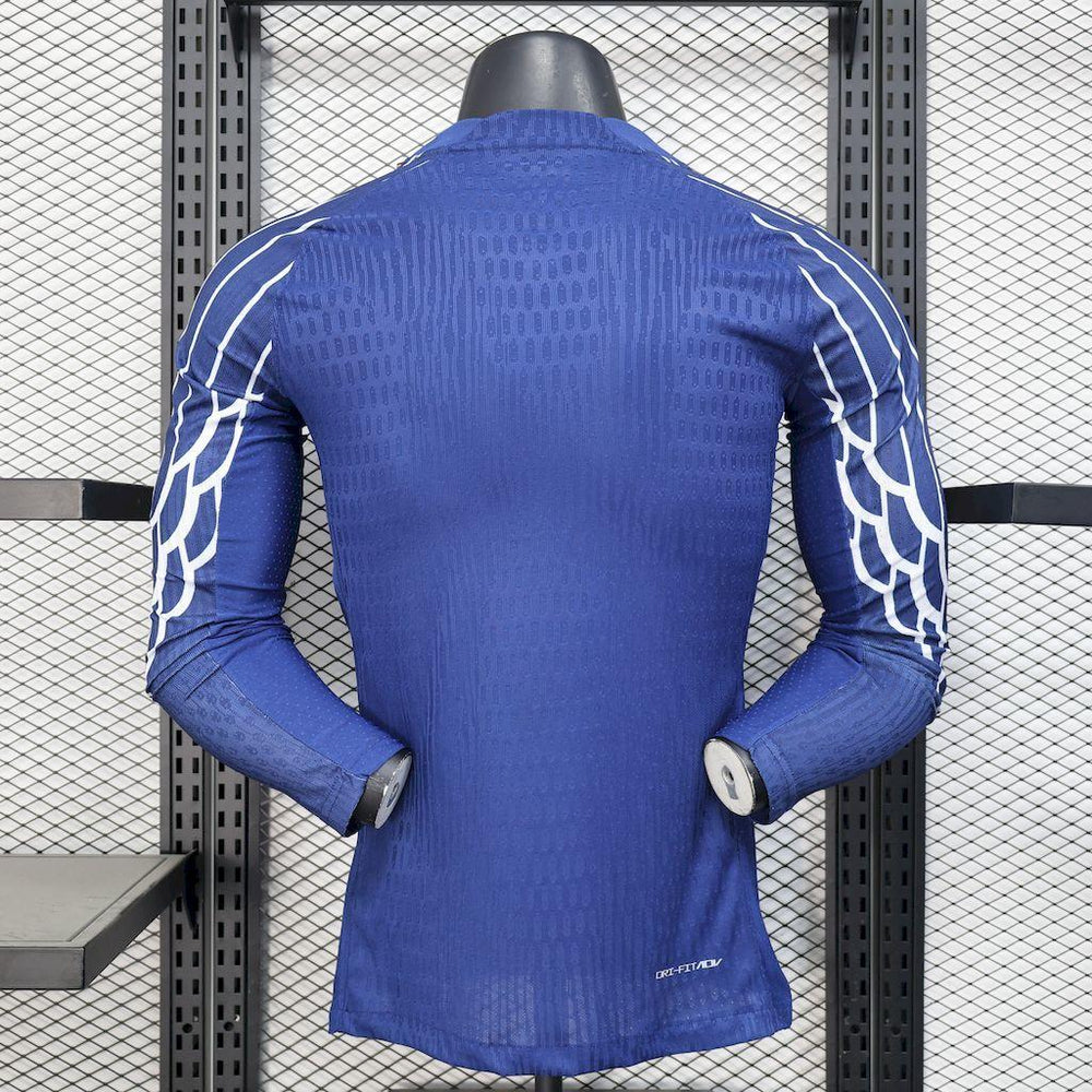 Paris Saint-Germain 2025-26 Fourth Away Long Sleeves Jersey Player Version