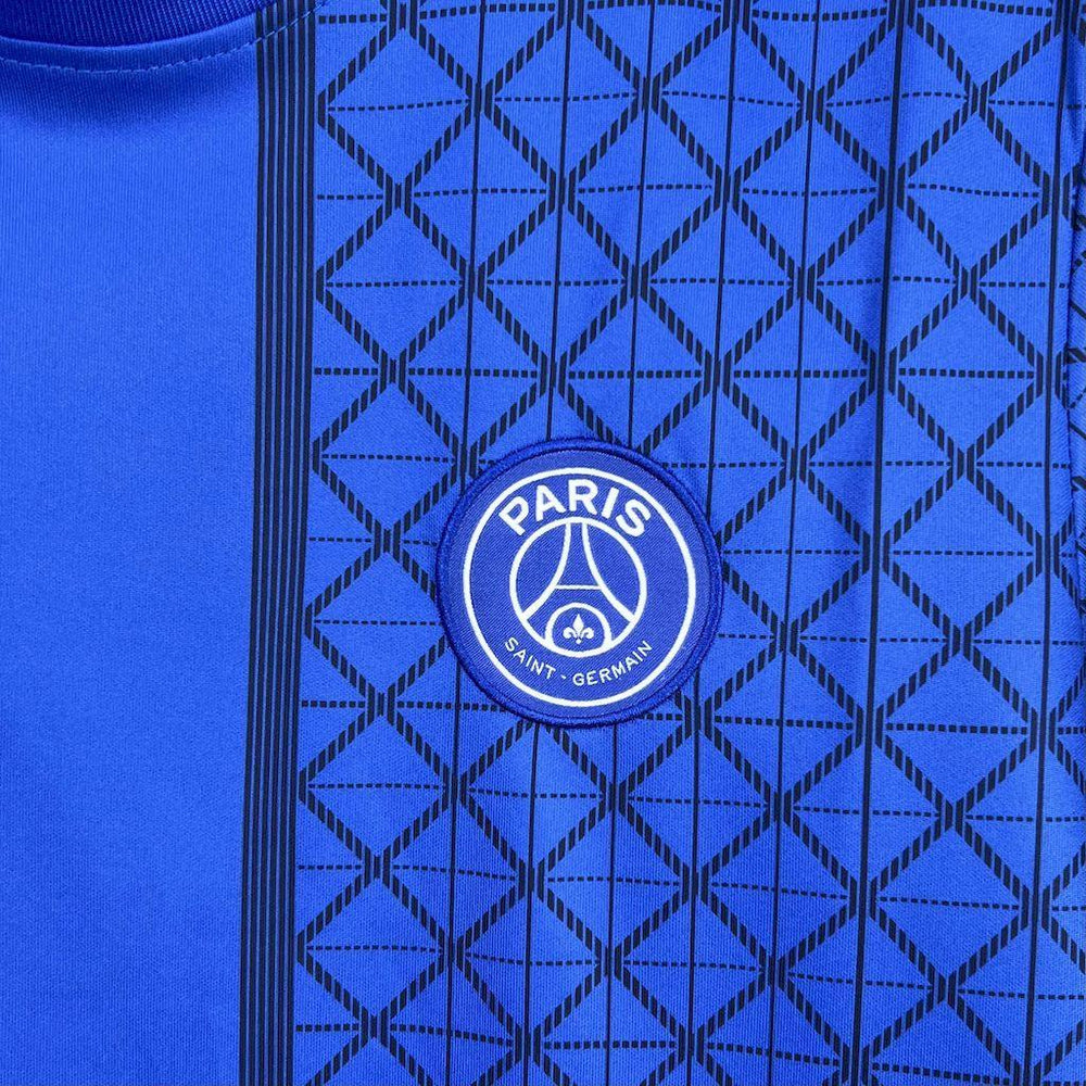 Paris Saint-Germain 2025-26 Pre-match training blue Jersey