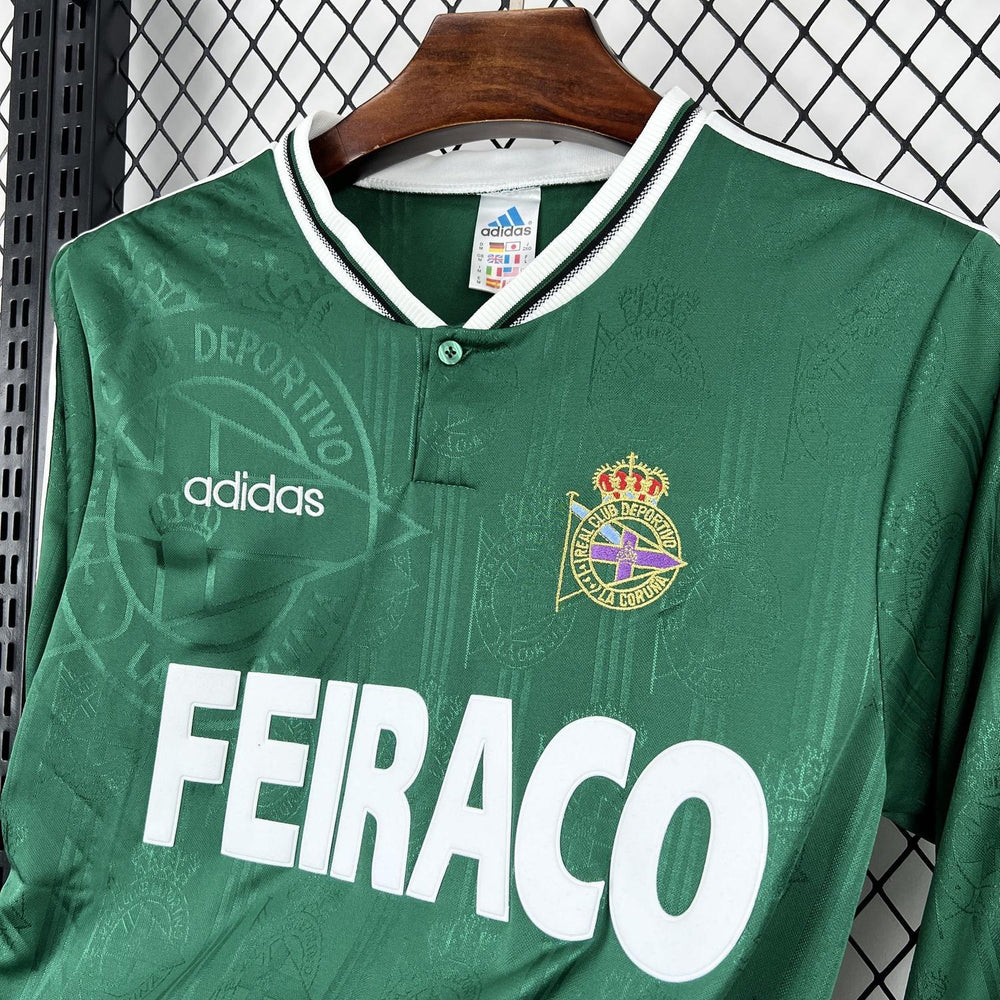 Retro Deportivo de La Coruna 1999-00 Away Long Sleeves Jersey