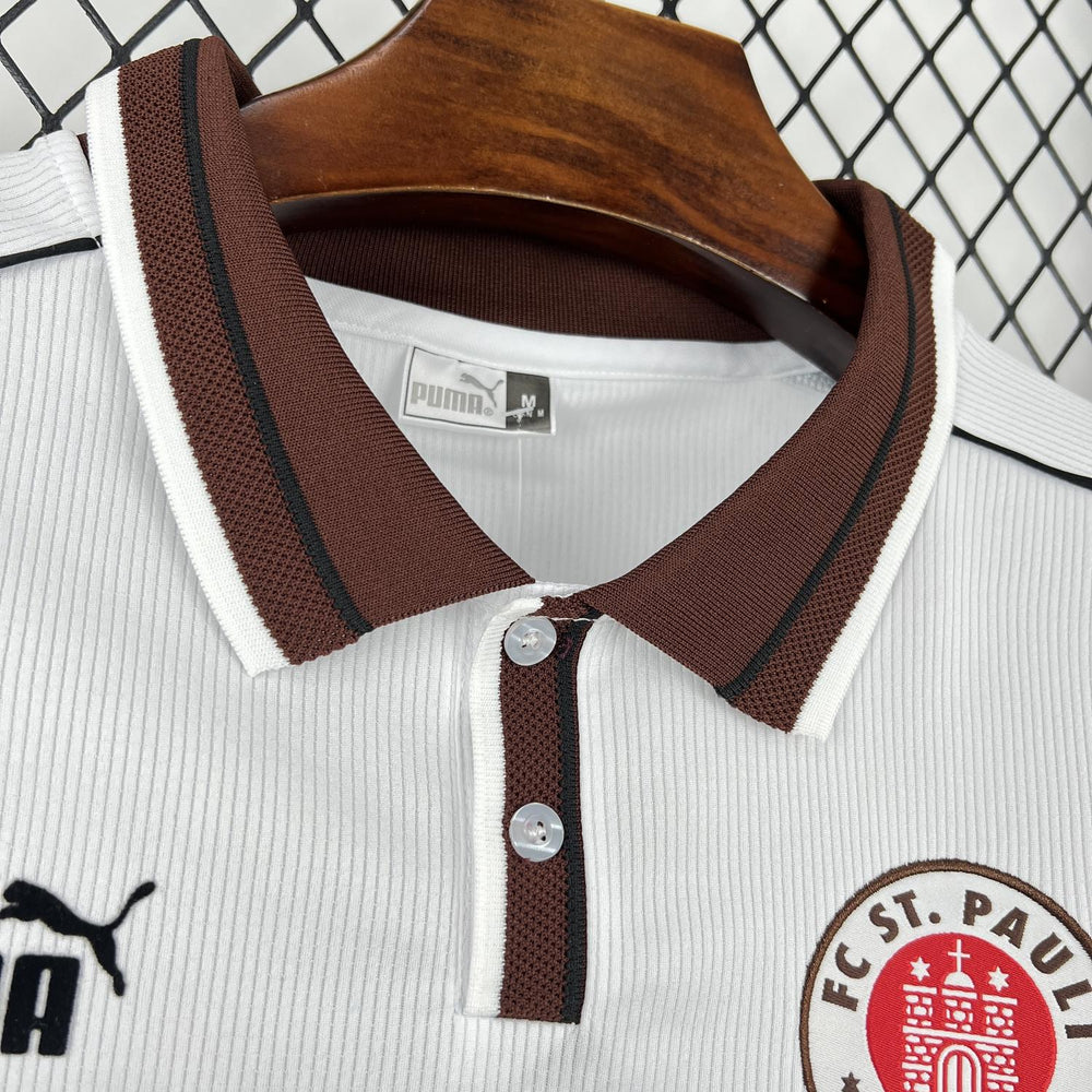 Retro FC St. Pauli 1999-00 Home Long Sleeves Jersey