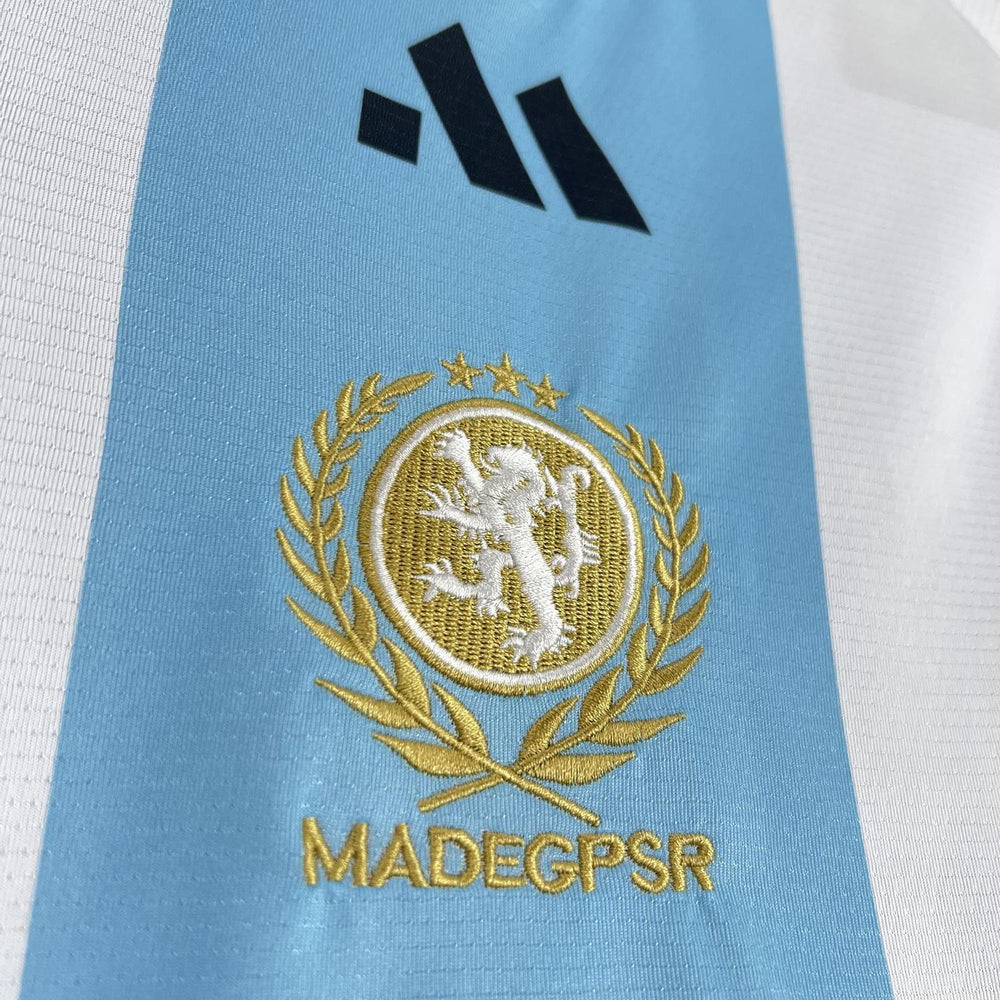 Light Blue Striped 2026 Style V-Neck Soccer Tröja