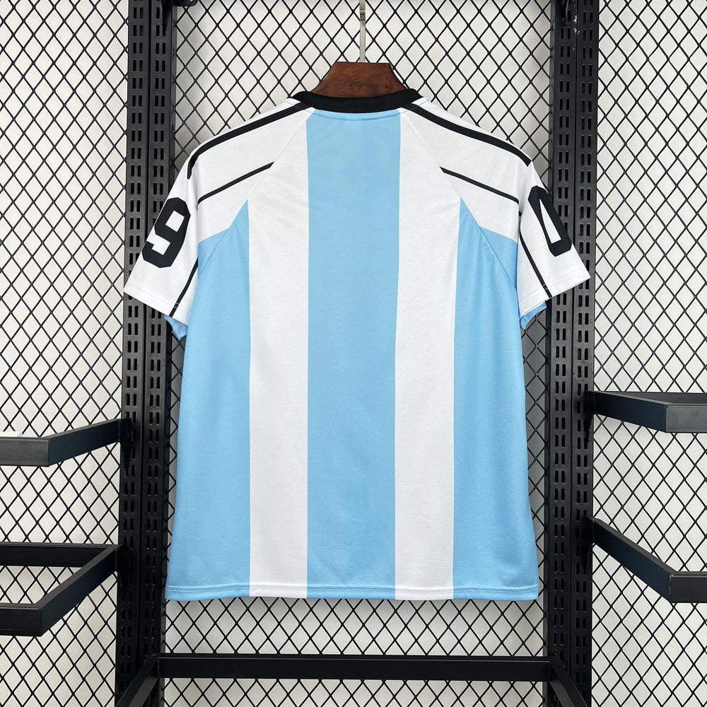 Light Blue Striped 2026 Style V-Neck Soccer Tröja