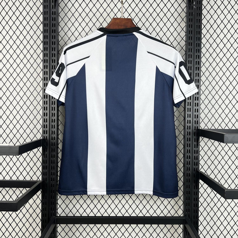 Light Blue Striped 2026 Style V-Neck Soccer Tröja