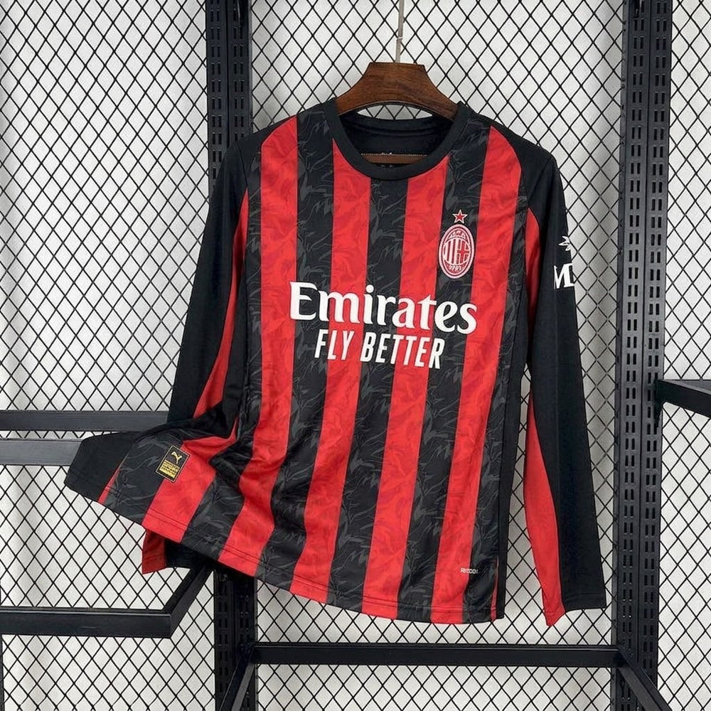AC Milan 2025/26 Hemmatröja Långärmad — Herr
