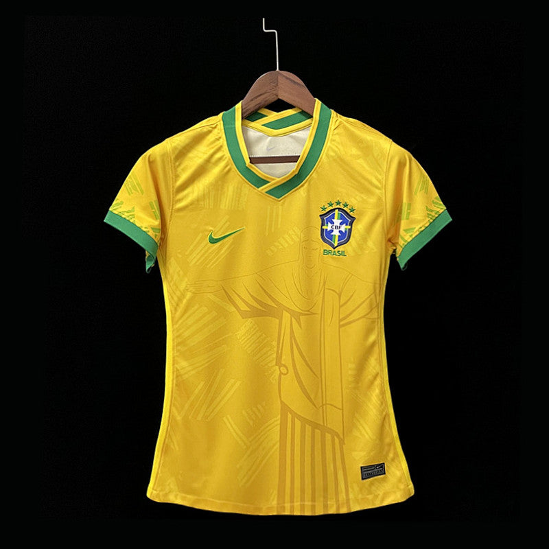 22 23 Brazil Yellow Special Edition Woman Fotbollstroja