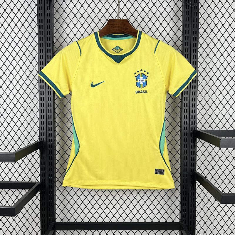 Womens Brazil 2026 World Cup Home Jersey Fotbollstroja