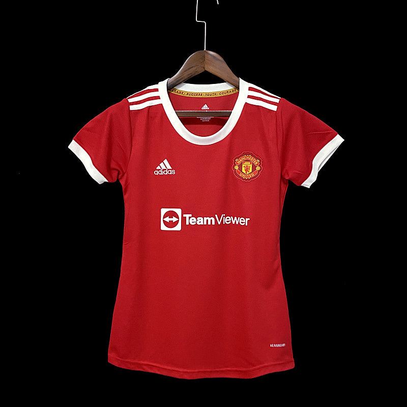 21 22M-U Home Women Fotbollstroja