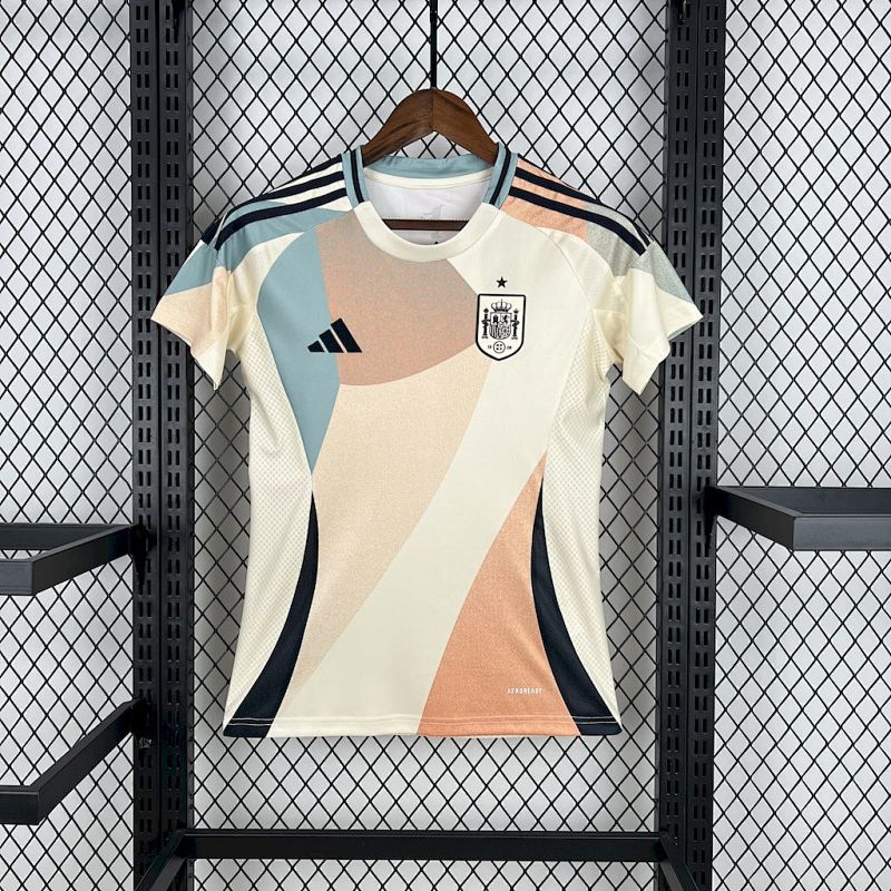 Spain 2025 26 Women’S Euro Away Womens Jersey Fotbollstroja