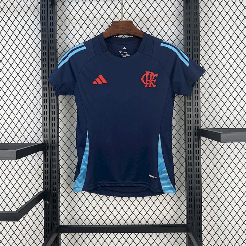 Flamengo 2025 26 Training Wear Dark Blue Womens Jersey Fotbollstroja