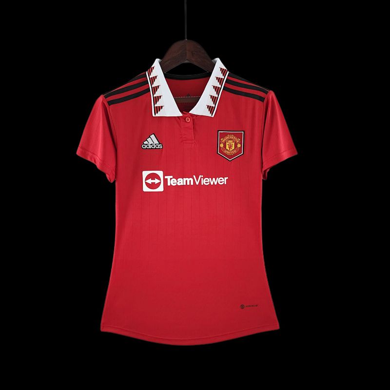 22 23 Women M-U Home Fotbollstroja