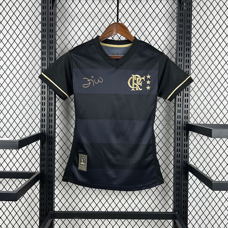 Womens Flamengo 2025 26 X Zico 1981 Retro Jersey Fotbollstroja