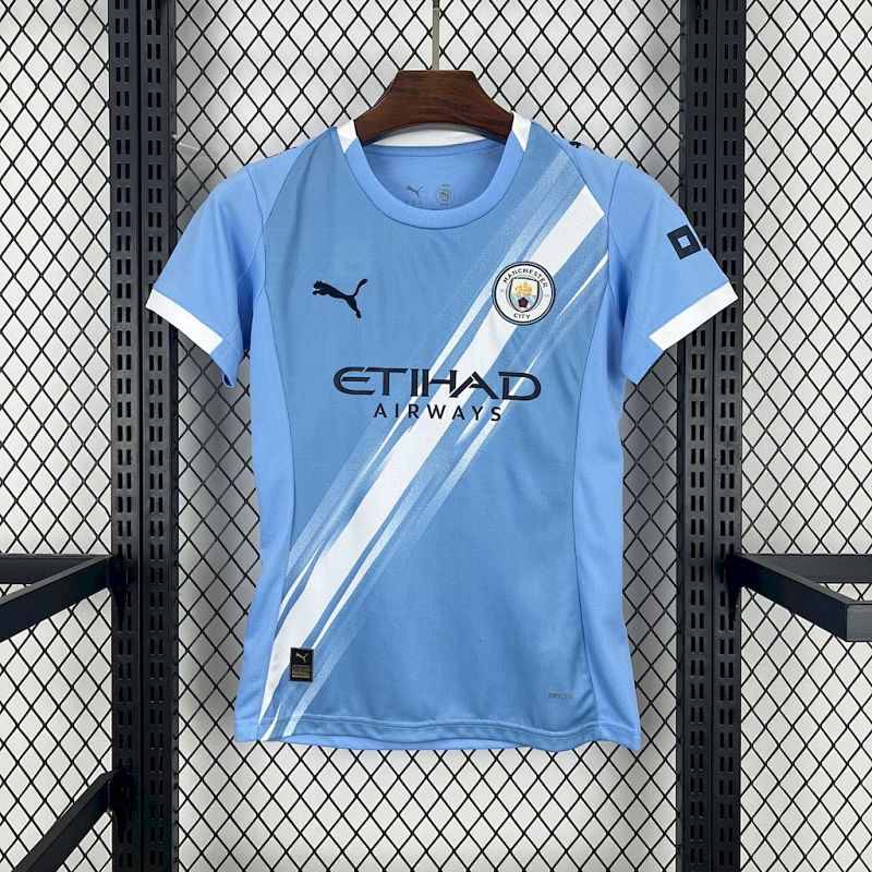 Manchester City 2025 26 Home Womens Jersey Fotbollstroja