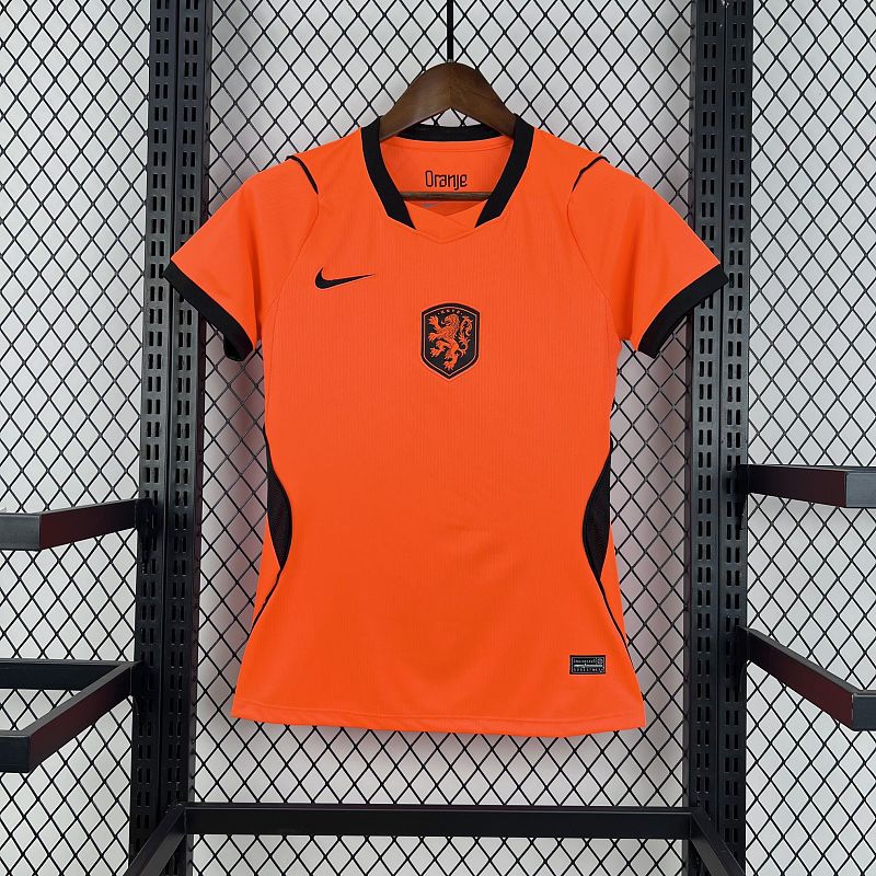 Womens Netherlands 2026 World Cup Home Jersey Fotbollstroja