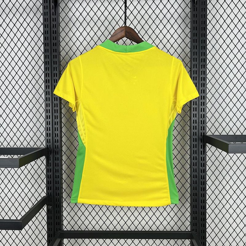 Brazil 2025 26 Home Womens Jersey Fotbollstroja