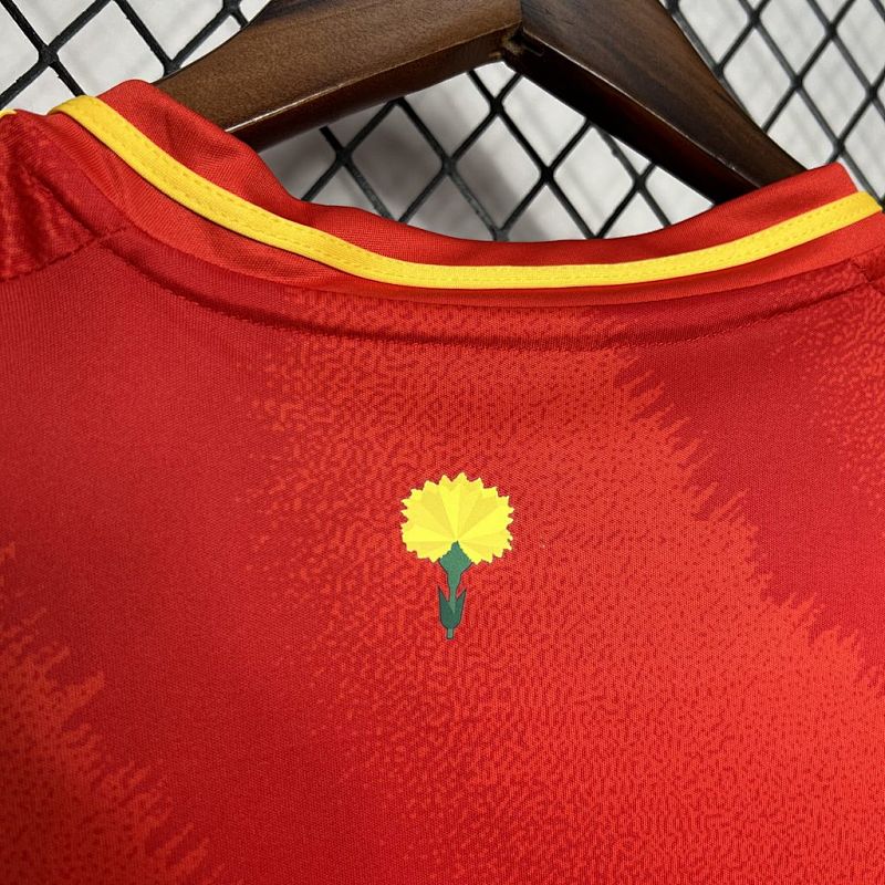 Spain 2024 25 Euro Home Womens Jersey Fotbollstroja