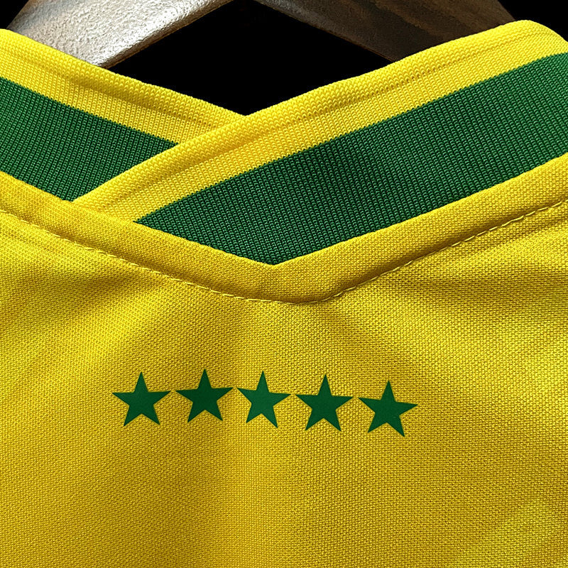 22 23 Brazil Yellow Special Edition Woman Fotbollstroja