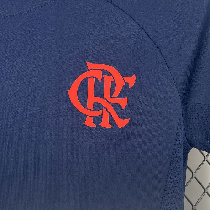 Flamengo 2025 26 Training Wear Dark Blue Womens Jersey Fotbollstroja