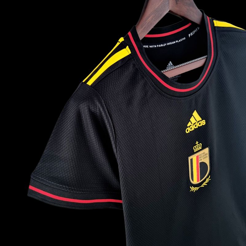 2022 Women Belgium Black Fotbollstroja