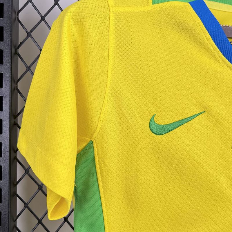 Brazil 2025 26 Home Womens Jersey Fotbollstroja