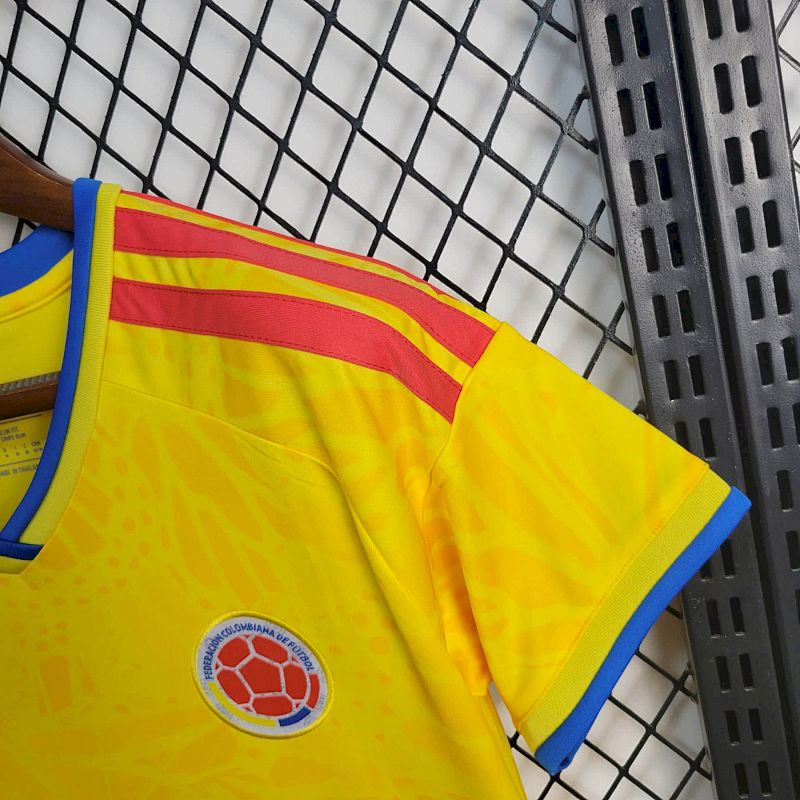 Womens Colombia 2026 World Cup Home Jersey Fotbollstroja