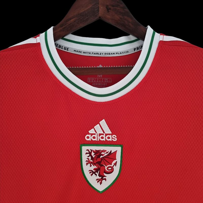 2022 Women Wales Red Fotbollstroja