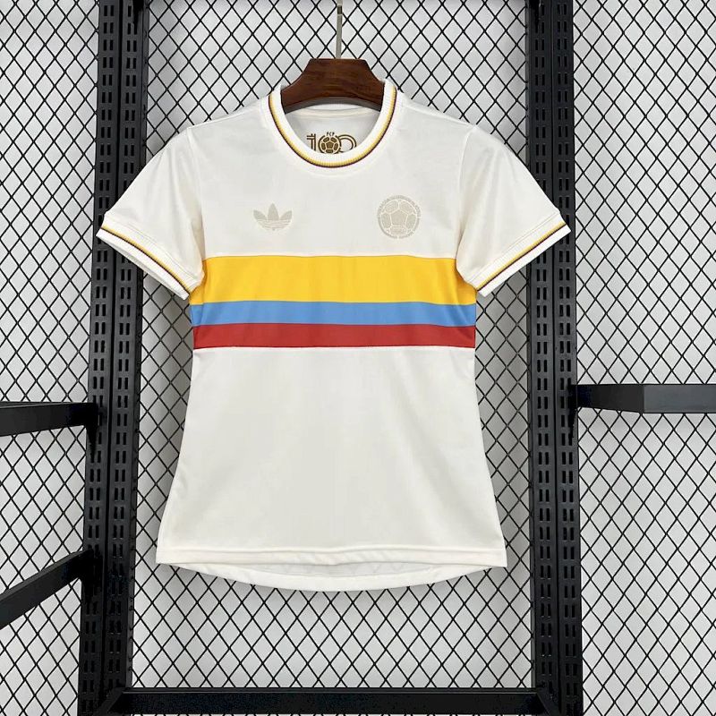 Colombia 2024 25 100Th Anniversary Womens Jersey Fotbollstroja