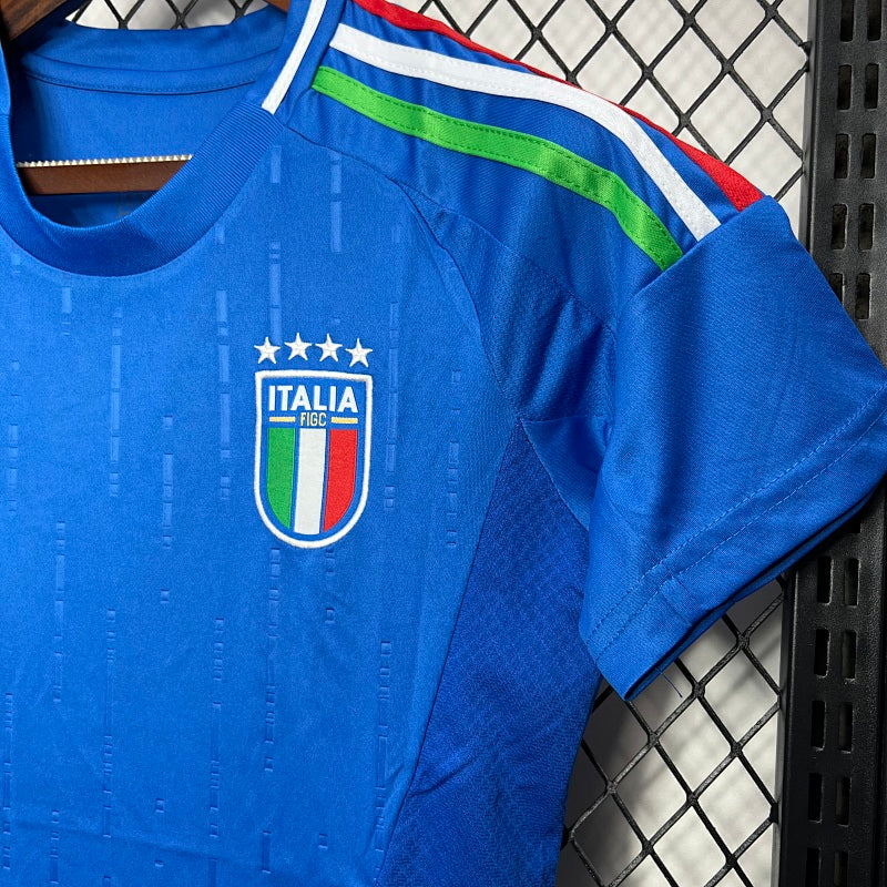 Italy 2024 25 Euro Home Womens Jersey Fotbollstroja