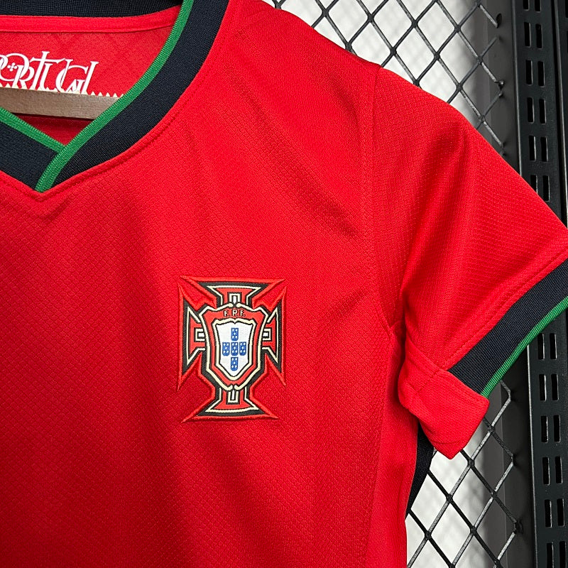 Portugal 2024 25 Euro Home Womens Jersey Fotbollstroja